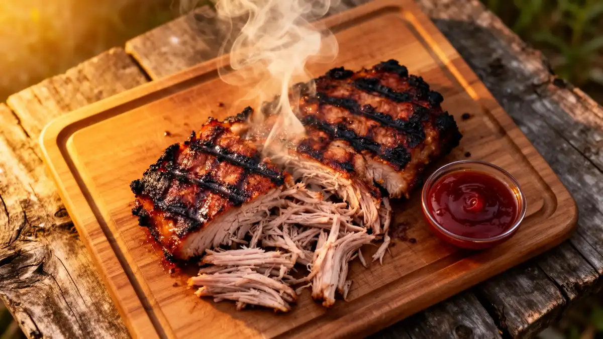 Pulled pork na grilu